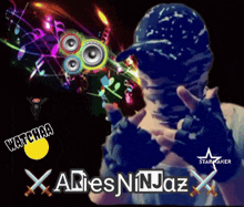 a picture of a person with the name ariesninjaz