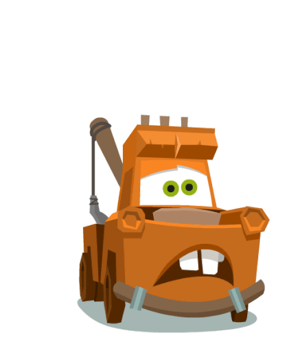 Aah Tow Mater Sticker - Aah Tow Mater Cars Stickers