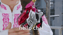 Hello Chat Super Sentai GIF