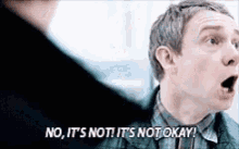 Not Okay No GIF - Not Okay No Sherlock GIFs