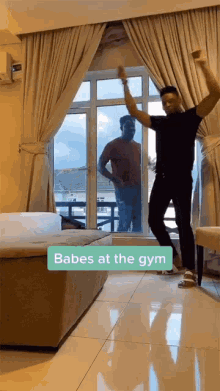 Babes At The Gym Seyi Awolowo GIF - Babes At The Gym Seyi Awolowo Swaying GIFs