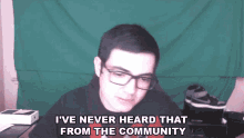Ive Never Heard That From The Community Jacob Mvpr GIF - Ive Never Heard That From The Community Jacob Mvpr Xset GIFs