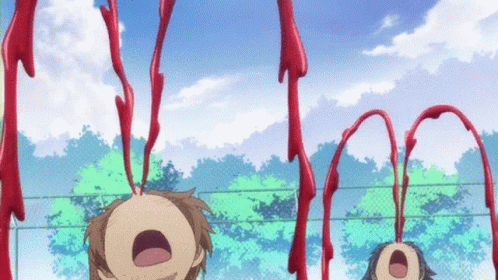 Anime Nose Bleed Kodomo No Jinkan Cat Ears GIF  GIFDBcom