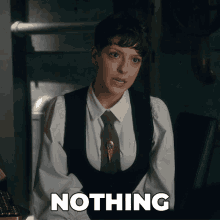 Nothing Melody Struthers GIF - Nothing Melody Struthers Murdoch Mysteries GIFs