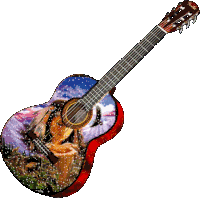 Csilogo Gitar Sticker