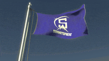 a purple flag with the word summitspn on it
