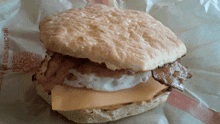 Tim Hortons Bacon Breakfast Biscuit GIF - Tim Hortons Bacon Breakfast Biscuit Breakfast Sandwich GIFs