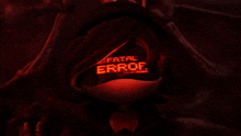 a red background with a spider in the center