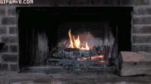 Winter Fireplace GIF - Winter Fireplace Snow GIFs
