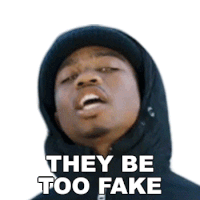 They Be Too Fake Roddy Ricch Sticker - They Be Too Fake Roddy Ricch Theyre Faking It Stickers