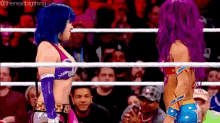 Sasha Banks Asuka GIF - Sasha Banks Asuka Royal Rumble GIFs