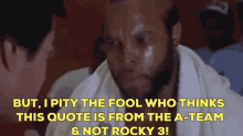 Pity The Fool Mr T GIF - Pity The Fool Mr T Clubber Lang GIFs