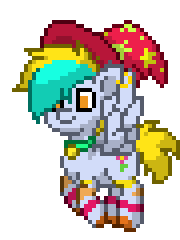 Pony Pixel Sticker - Pony Pixel Ponytown Stickers