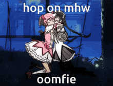 Hop On Mhw Mhw GIF - Hop On Mhw Mhw Oomfie GIFs