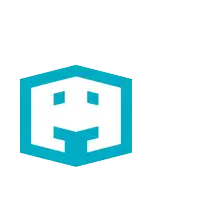 a light bulb is above a blue cube with the number 9