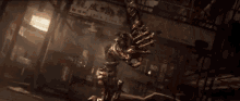 Resident Evil6 Chainsaw GIF - Resident Evil6 Chainsaw Jump GIFs