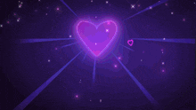 a woman with bunny ears is surrounded by hearts