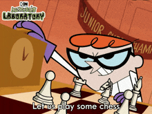 Let Us Play Some Chess Dexter GIF