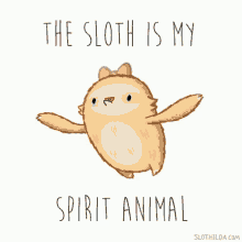 Sloth Spirit Sloth Time GIF - Sloth Spirit Sloth Time Hands Up GIFs