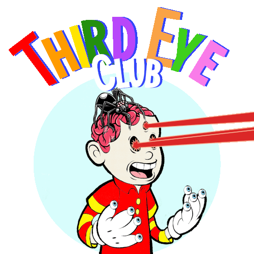 Third Eye Club 3th Eye Club Sticker - Third Eye Club 3th Eye Club Nft Stickers