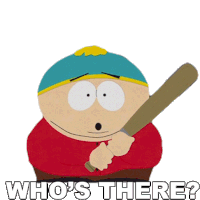 Whos There Eric Cartman Sticker - Whos There Eric Cartman South Park Stickers