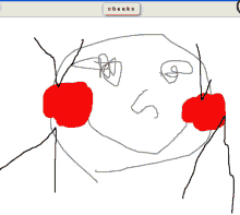 Cheeks Drawing GIF