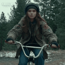 Riding A Bicycle Maisie Lockwood GIF