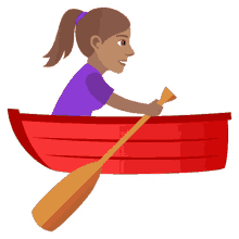 rowing joypixels rowboat boat with paddles rowing a boat