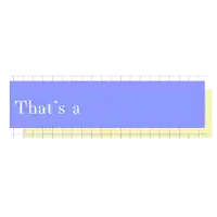 a purple rectangle that says that 's a real quick
