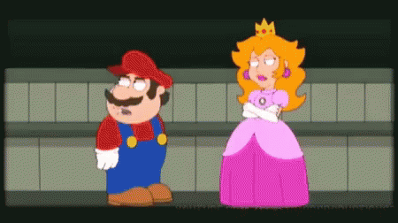 mario and peach doing it in bed