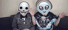 Skull Alien GIF - Skull Alien Kian Lawley GIFs