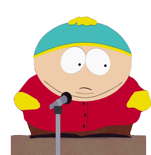 Astonished Eric Cartman Sticker - Astonished Eric Cartman South Park Stickers