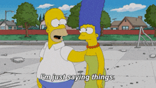Just Saying Things Simpsons GIF - Just Saying Things Simpsons Homer GIFs