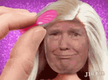 Barbie Trump Brush GIF - Barbie Trump Brush GIFs
