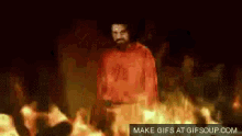 Caparezza Inferno GIF - Caparezza Inferno Fiamme GIFs