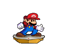 Mario Blinked Fnf Sticker