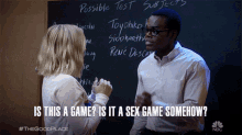 Is This A Game Is It A Sex Game Somehow GIF - Is This A Game Is It A Sex Game Somehow William Jackson Harper GIFs