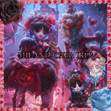a collage of dolls with the words mil and cher irl on the bottom