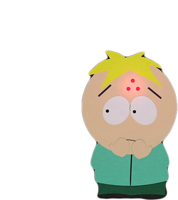 Looking Around Butters Stotch Sticker - Looking Around Butters Stotch South Park Stickers