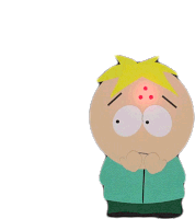 Looking Around Butters Stotch Sticker - Looking Around Butters Stotch South Park Stickers