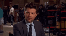 Adam Scott Interview GIF - Adam Scott Interview Parks And Rec GIFs