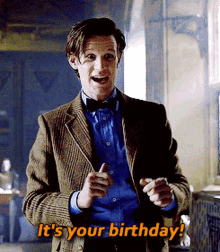 Doctor Who Matt Smith GIF - Doctor Who Matt Smith Happy Birthday GIFs