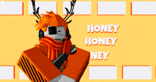 a picture of honey honey ney with a deer head