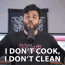 I Dont Cook I Dont Clean Andrew Baena GIF - I Dont Cook I Dont Clean Andrew Baena Wap GIFs