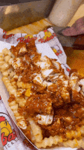 Chicken Fries Loaded Fries GIF