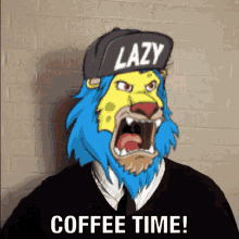 Solaking Coffeetime GIF - Solaking Coffeetime Lazy Hats GIFs
