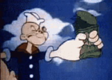 Popeye The Sailor Man Muscles GIF - Popeye The Sailor Man Muscles Spinach GIFs