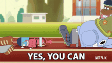 Yes You Can Pinky Malinky GIF - Yes You Can Pinky Malinky You Can Do It GIFs
