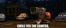 Cars 2 Grem GIF - Cars 2 Grem Smile For The Camera GIFs
