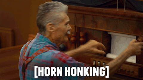 Horn Honking I Think You Should Leave With Tim Robinson - Horn honking I think you should leave tim robinson Honk honk - Discover & Share GIFs